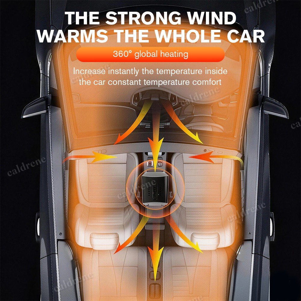 12V Portable Car Heater Defroster Fan, 2000W – view 9