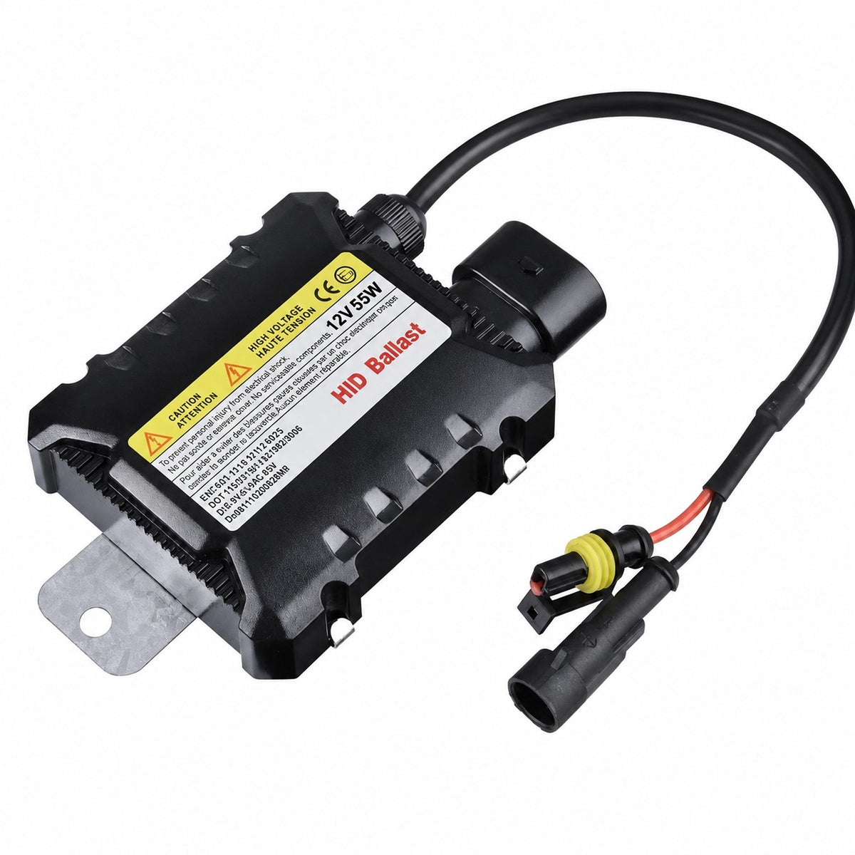 12V Slim HID Xenon Ballast for H7, H4, H1, H11 Headlights – 1pc / 55 W