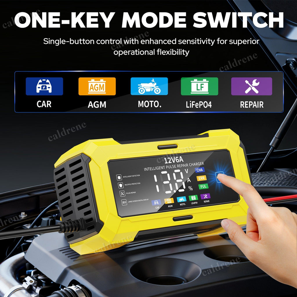 12V Smart Battery Charger Maintainer for Car and Lithium Batteries – view 4