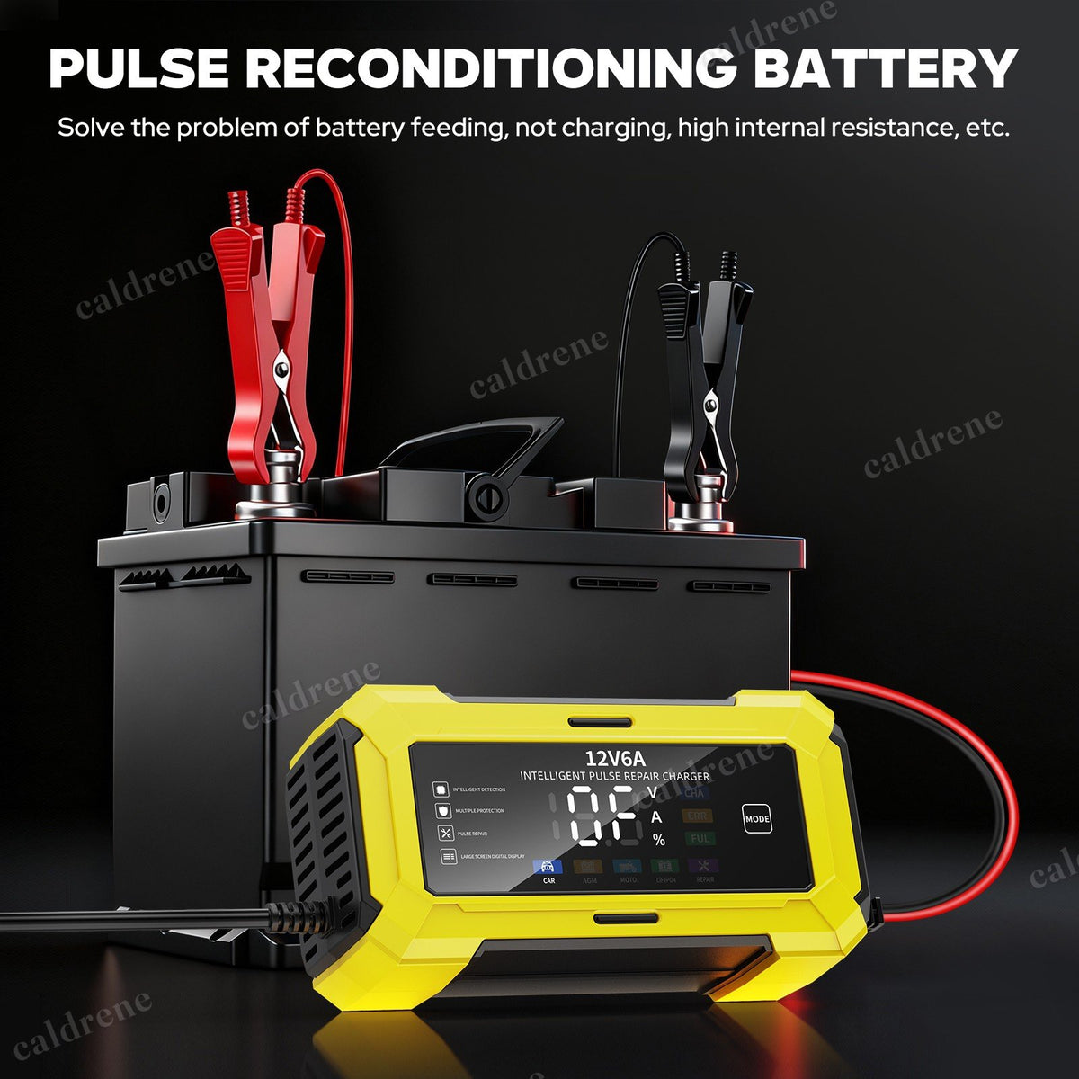 12V Smart Battery Charger Maintainer for Car and Lithium Batteries – view 8