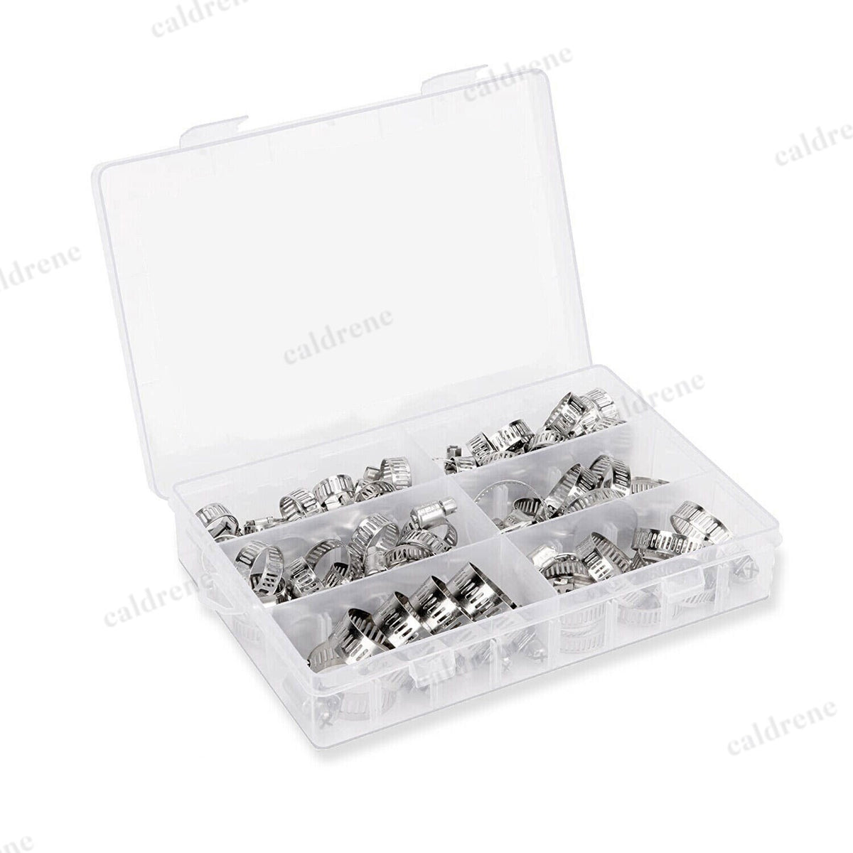 130 Piece Stainless Steel Worm Gear Hose Clamp Assortment – view 3