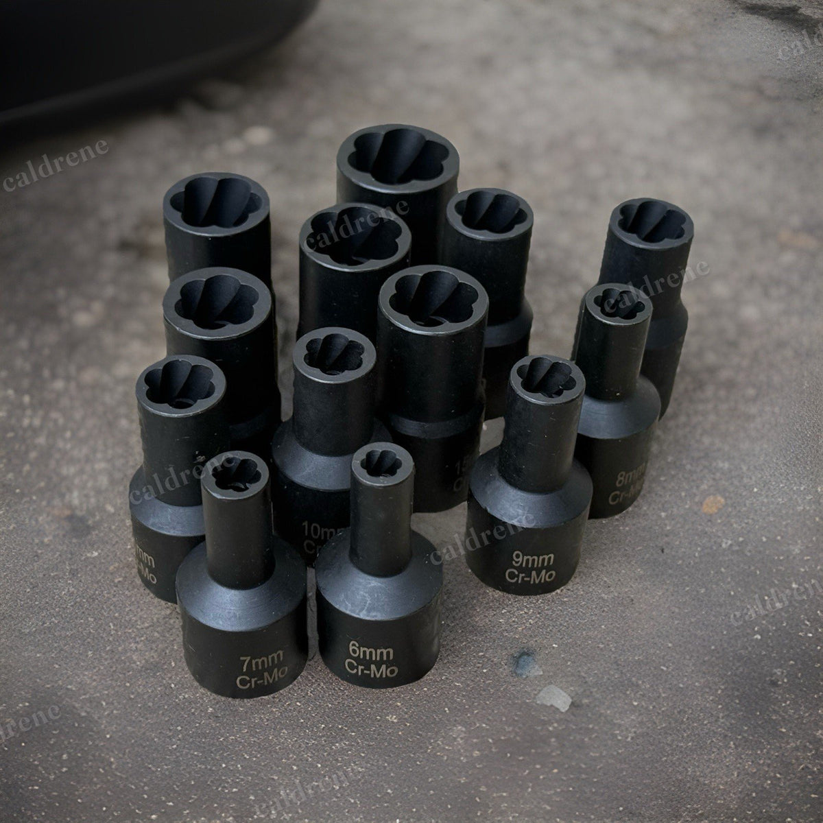 14 Piece 1/2 Inch Drive Impact Bolt and Nut Extractor Set – view 5
