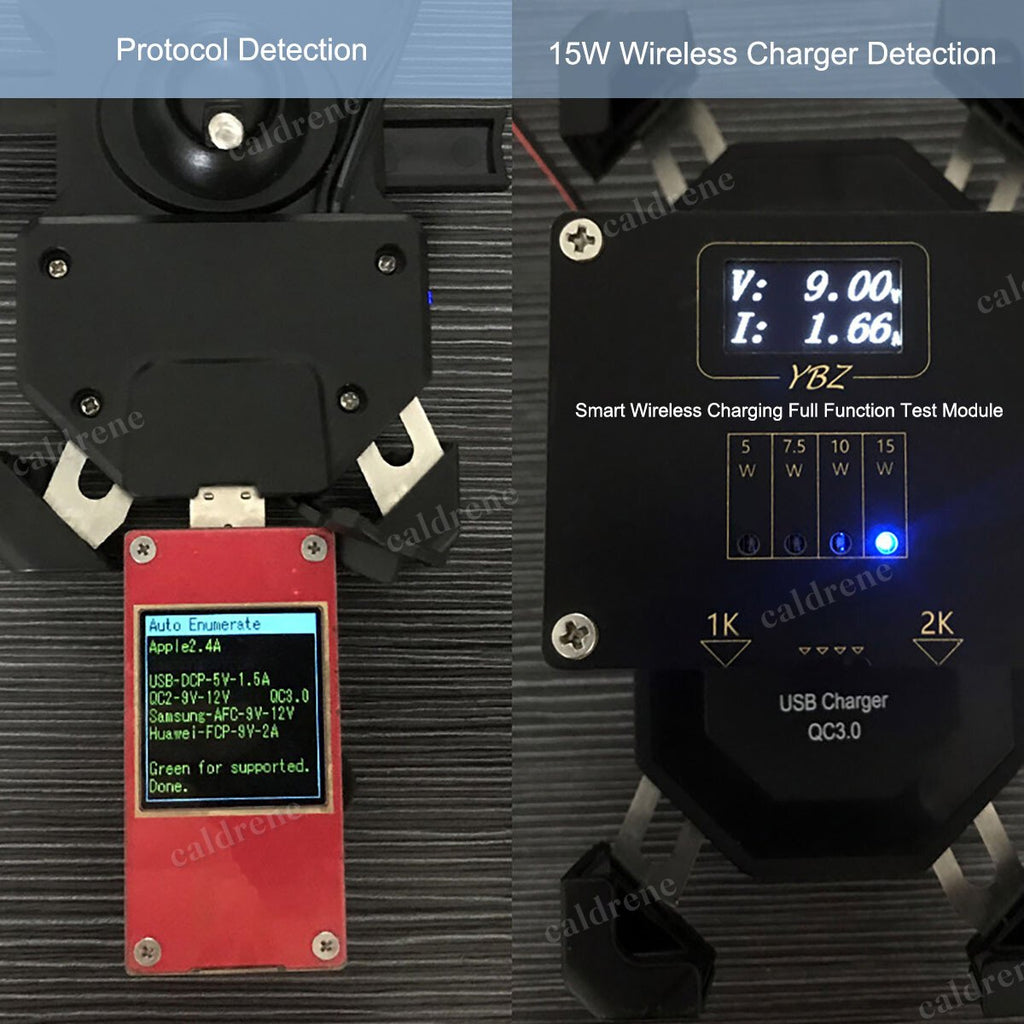 15W Wireless Charger Phone Holder Mount for Motorcycle Handlebar – view 10