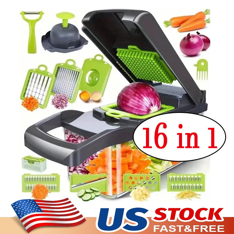 16-in-1 Vegetable Chopper Dicer