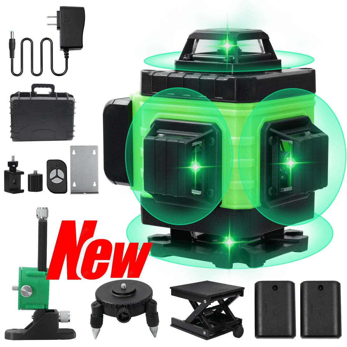 16-Line 4D Self-Leveling 360° Laser Level