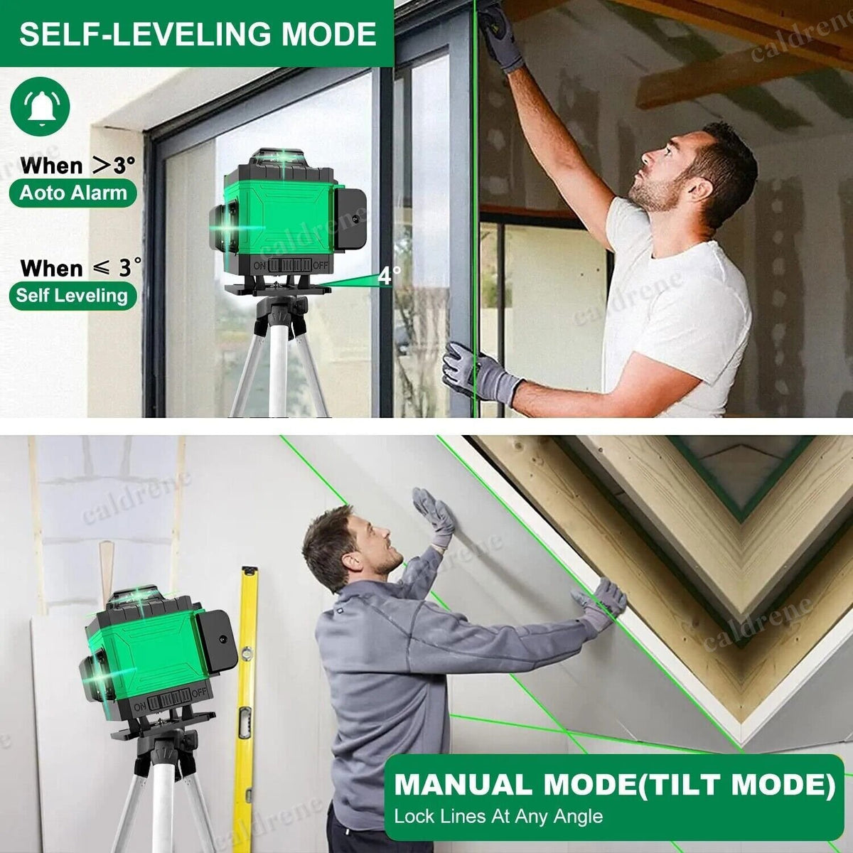 16-Line 4D Self-Leveling 360° Laser Level – view 5
