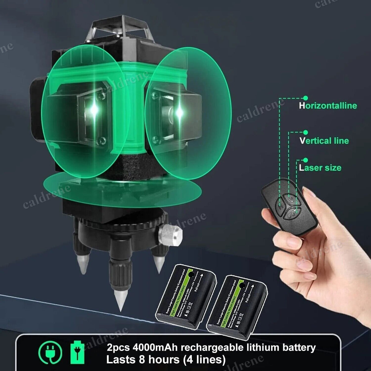 16-Line 4D Self-Leveling 360° Laser Level – view 8