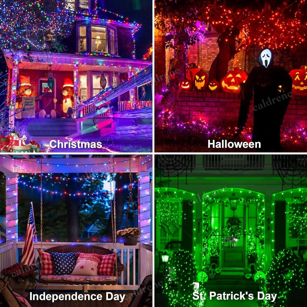164ft 500 LED RGB Color Changing Christmas Lights with Remote – view 7