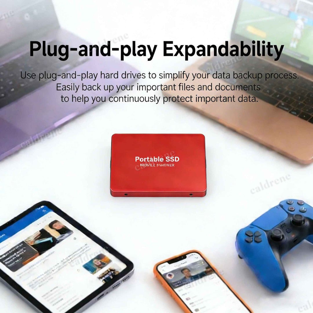 16TB Mass Storage Portable SSD USB3.2 External Hard Drive High – view 3