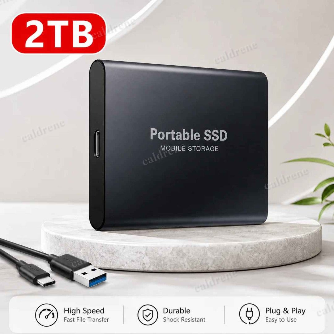 16TB Mass Storage Portable SSD USB3.2 External Hard Drive High – view 7