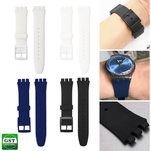 17mm Replacement Watch Band Strap for Swatch - Stylish & Durable