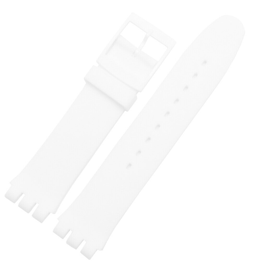 17mm Replacement Watch Band Strap for Swatch - Stylish & Durable – Clear