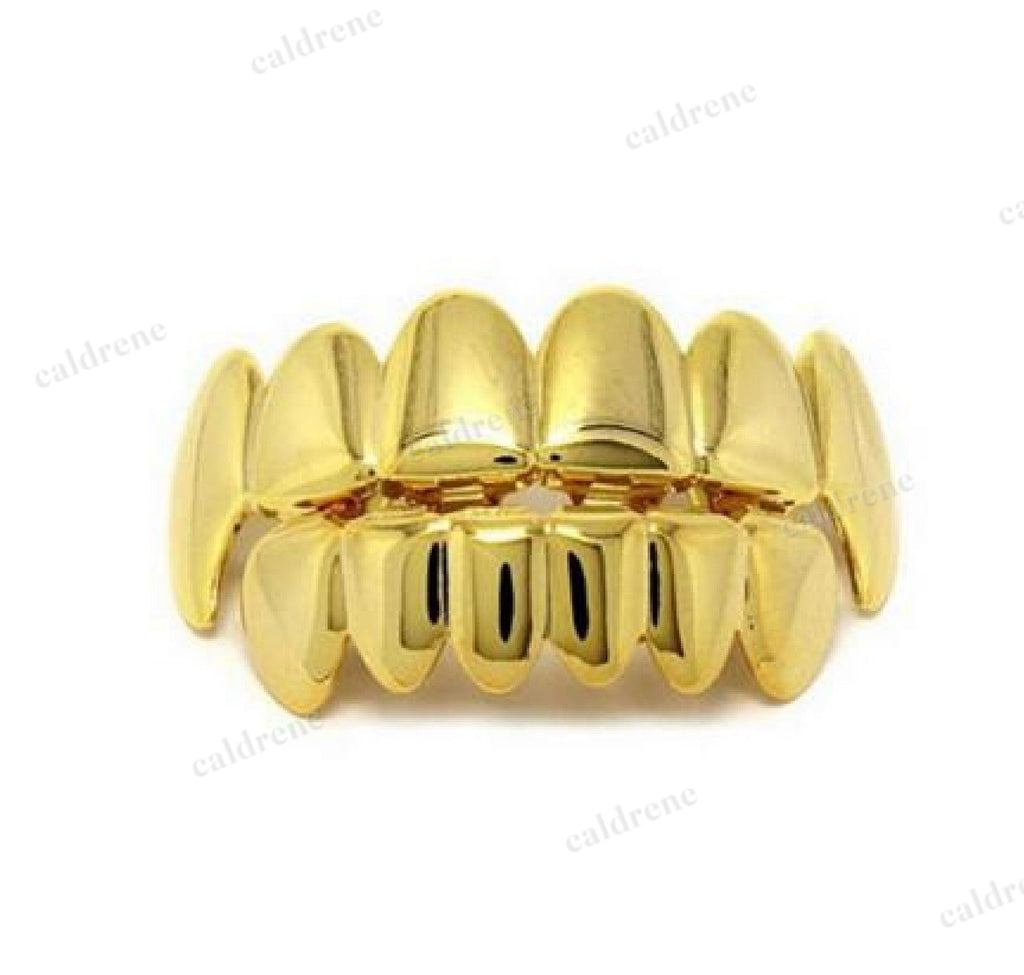 18k Gold Plated Grillz Set for Teeth in 3 Colors – view 7