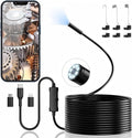 1920P HD Endoscope Borescope Camera with 8 LED Lights 16.4 ft