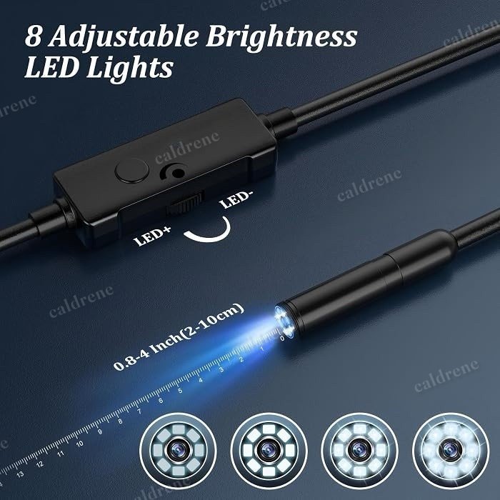 1920P HD Endoscope Borescope Camera with 8 LED Lights 16.4 ft – view 5