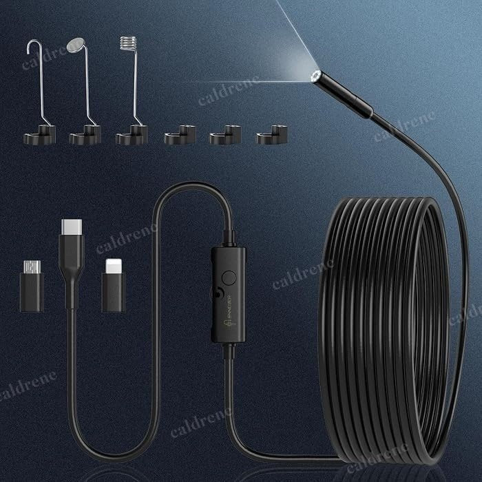 1920P HD Endoscope Borescope Camera with 8 LED Lights 16.4 ft – view 9
