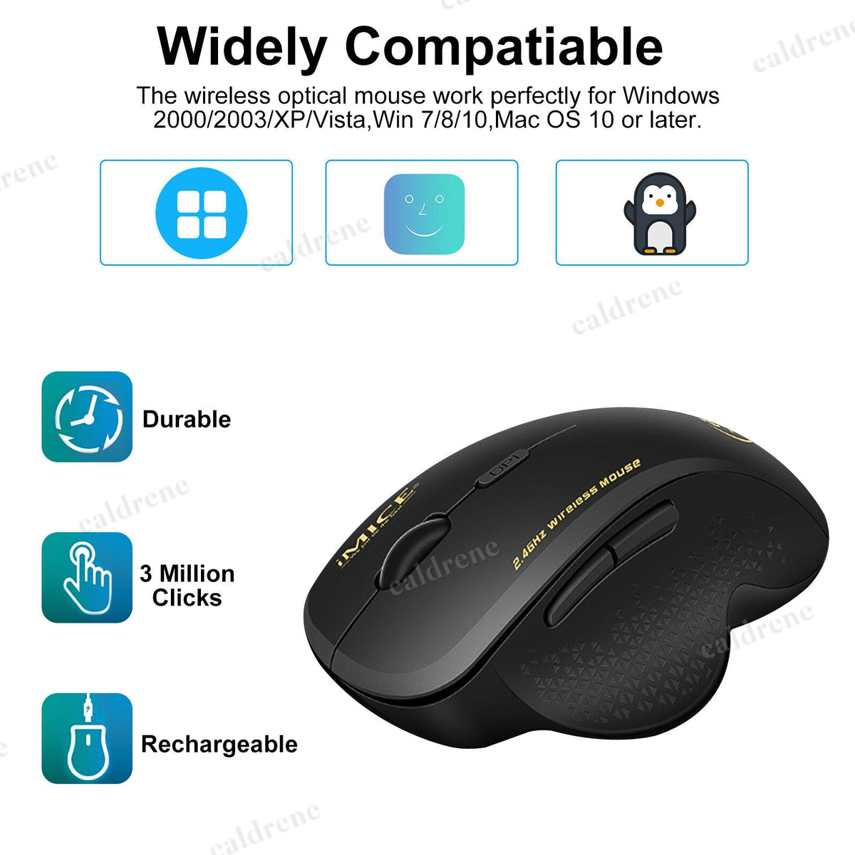 2.4GHz Wireless 6-Button Gaming Mouse – view 2