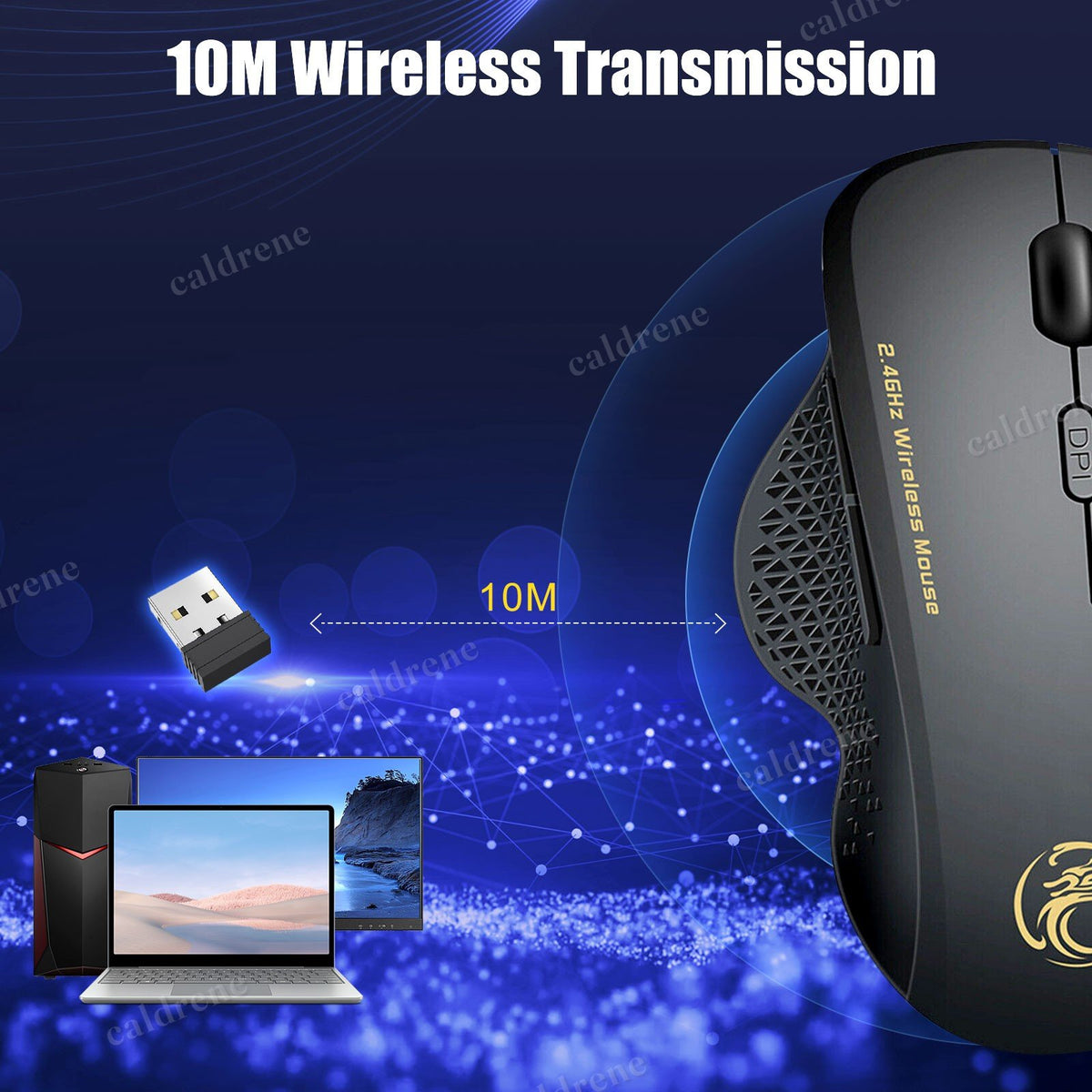 2.4GHz Wireless 6-Button Gaming Mouse – view 6