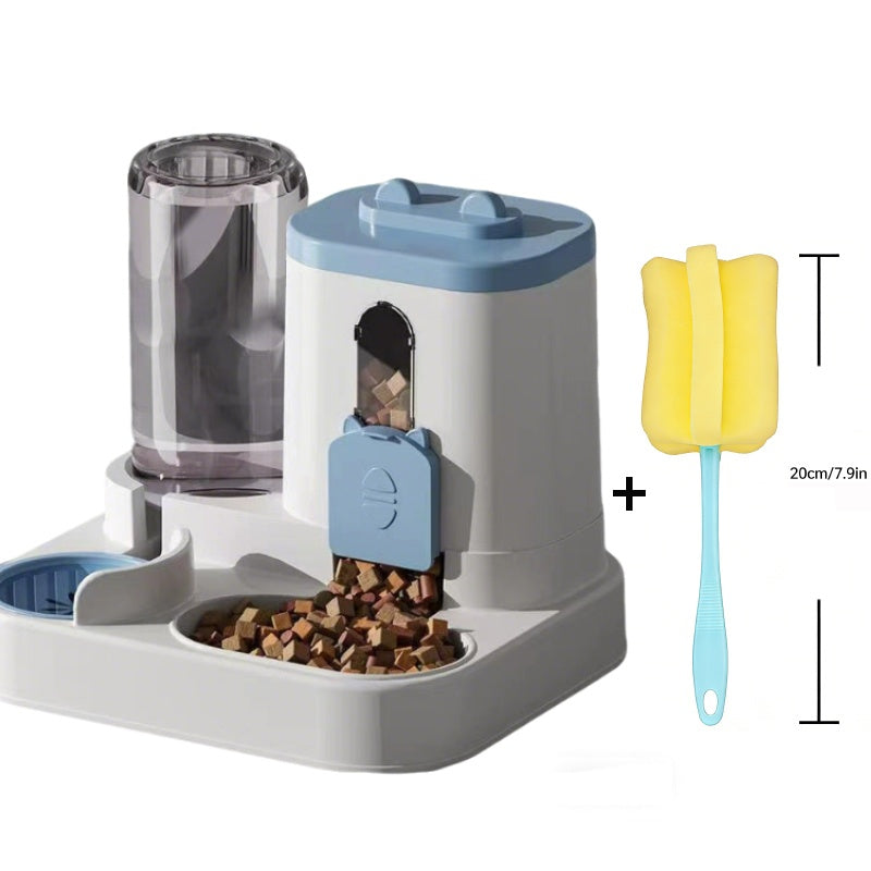 2-in-1 Gravity Cat Food and Water Dispenser Set – view 7