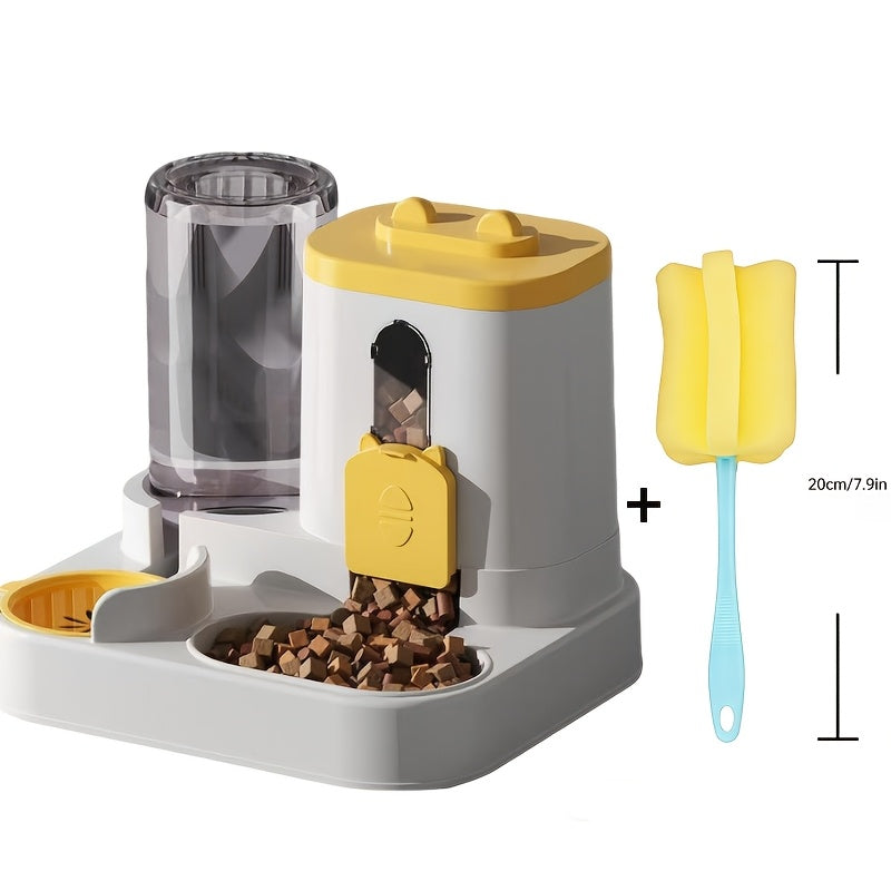 2-in-1 Gravity Cat Food and Water Dispenser Set – view 9