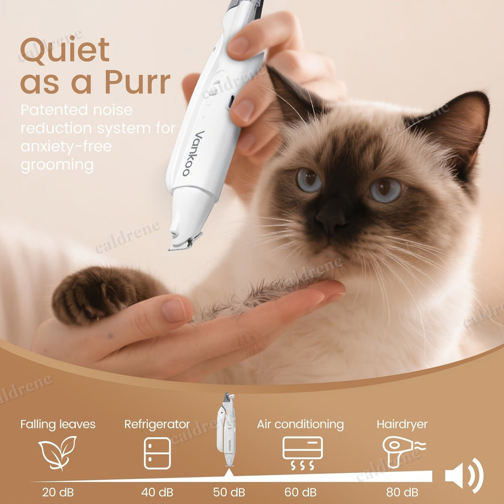 2-in-1 Rechargeable Pet Grooming Clipper with LED Light – view 5