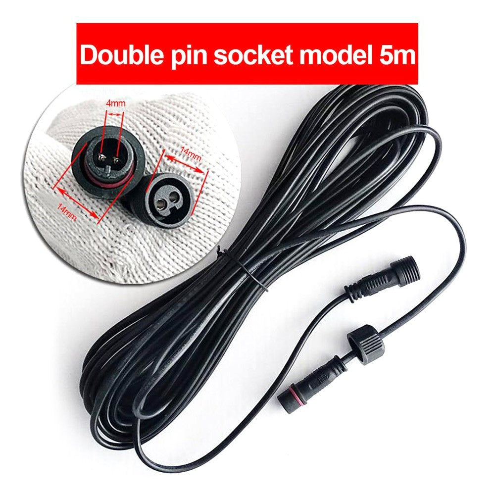 2 Pin Plug Solar Cable Extension for Solar Systems – 5m