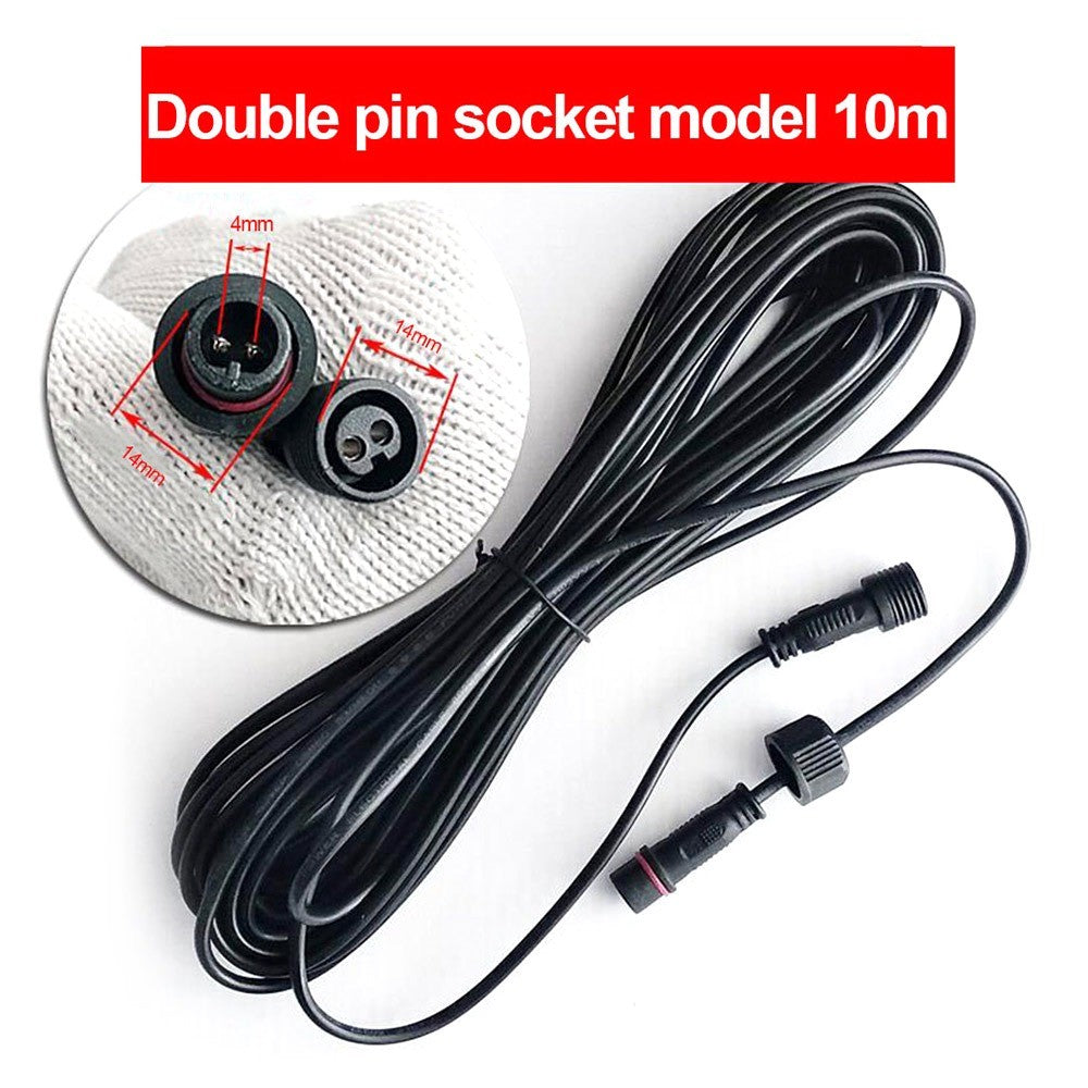 2 Pin Plug Solar Cable Extension for Solar Systems – 10m