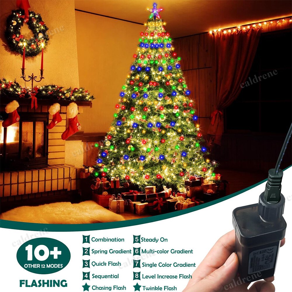 200 LED Christmas Tree Waterfall Lights, Color Changing – view 6