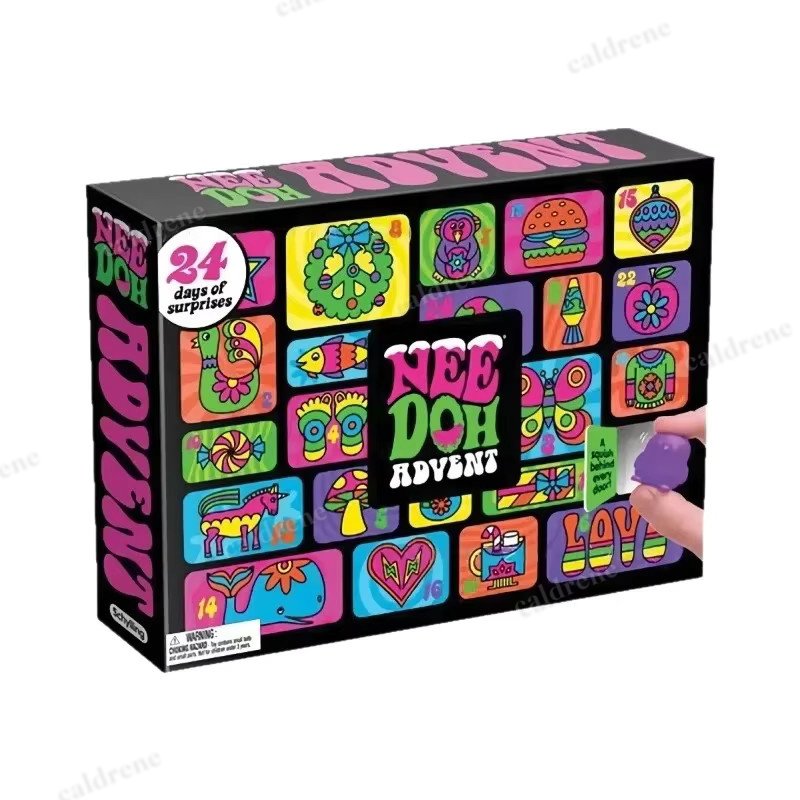2026 Christmas Advent Calendar with 24 Fidget Doll Surprises – view 2