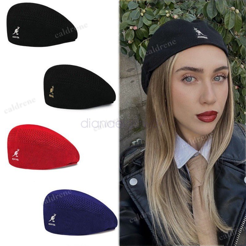 2026 SALE Summer Breathable Newsboy Woven Flat Caps Casual Men Women Beret Hat – view 2