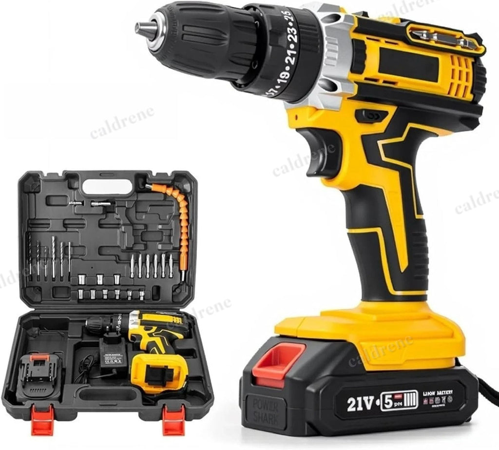 21V Cordless Drill Driver with Keyless Chuck and Work Light Kit – view 5