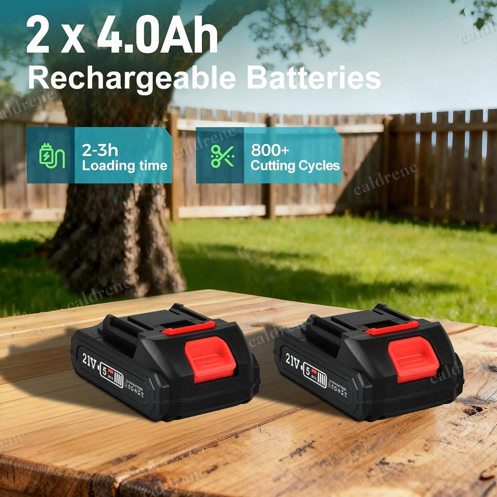 21V Cordless Electric Pruning Shears with 2 Batteries – view 4