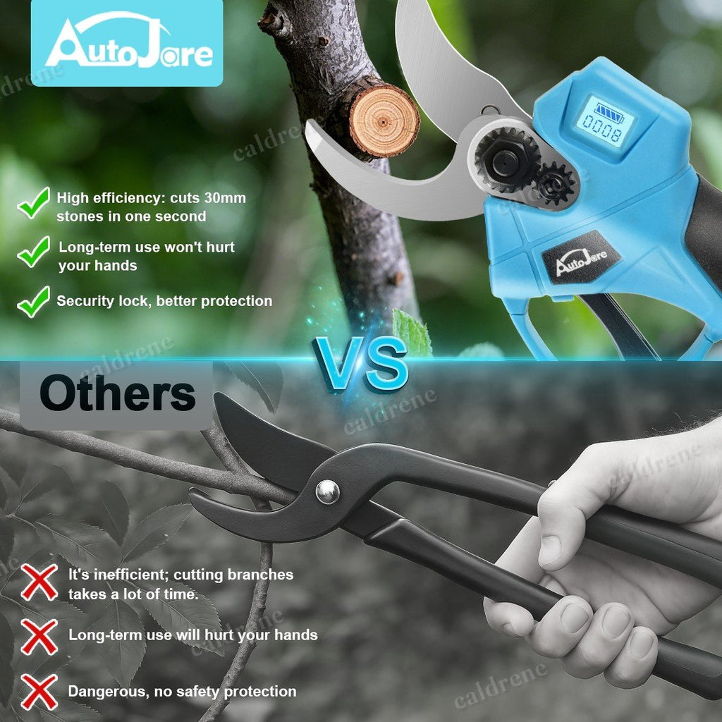 21V Cordless Electric Pruning Shears with 2 Batteries – view 8