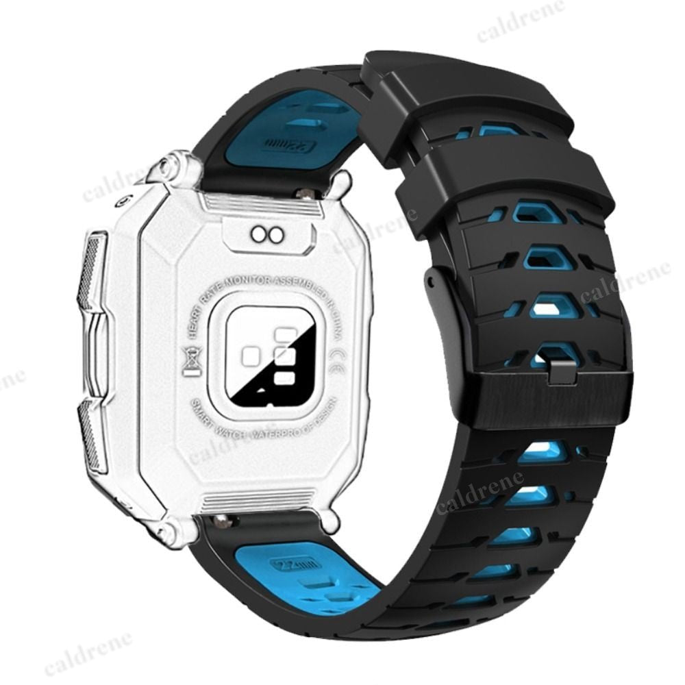 22mm Silicone Sports Smart Watch Strap for C20 Pro – view 2