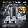 24dB High Fidelity Concert Earplugs for Musicians and Festivals