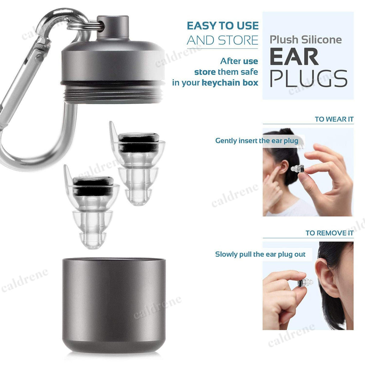 24dB High Fidelity Concert Earplugs for Musicians and Festivals – view 2