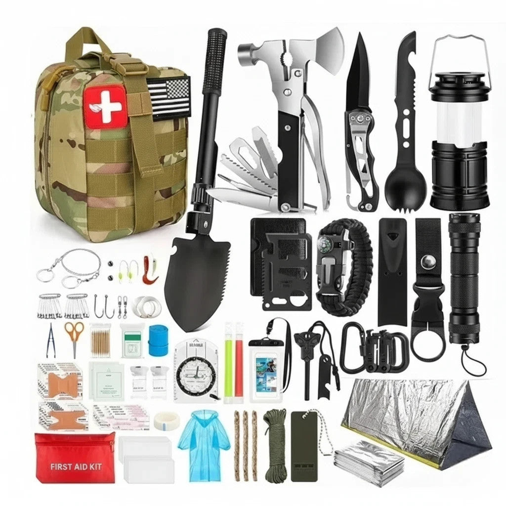 250 Piece Emergency Survival and First Aid Kit