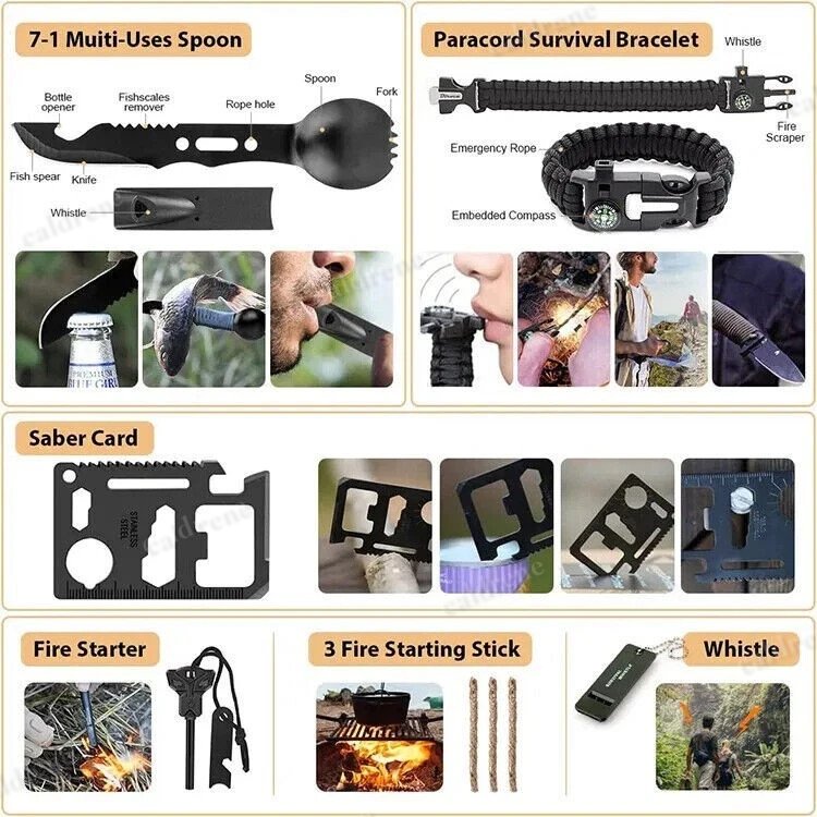 250 Piece Emergency Survival and First Aid Kit – view 2
