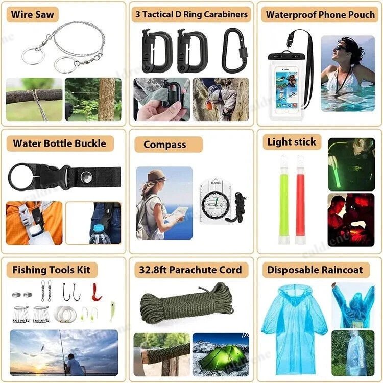 250 Piece Emergency Survival and First Aid Kit – view 3