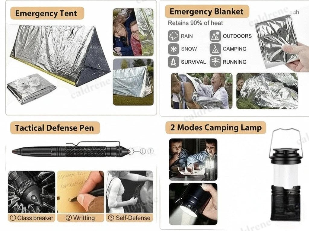 250 Piece Emergency Survival and First Aid Kit – view 5
