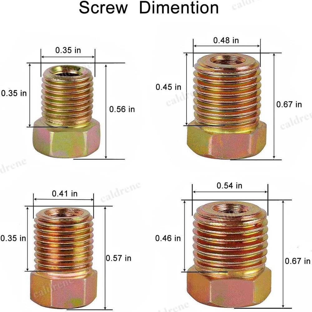 25ft Copper Nickel Brake Line Tubing Kit with 32 Fittings, 1/4 and 3/16 – view 3