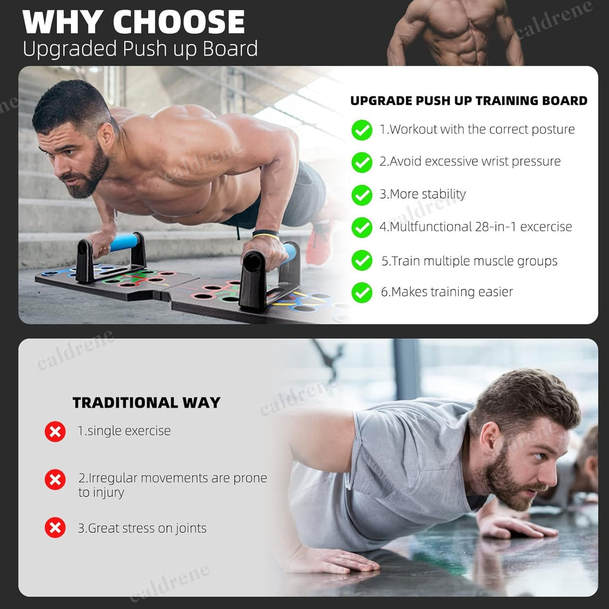 28-in-1 Push-Up Board System – view 3