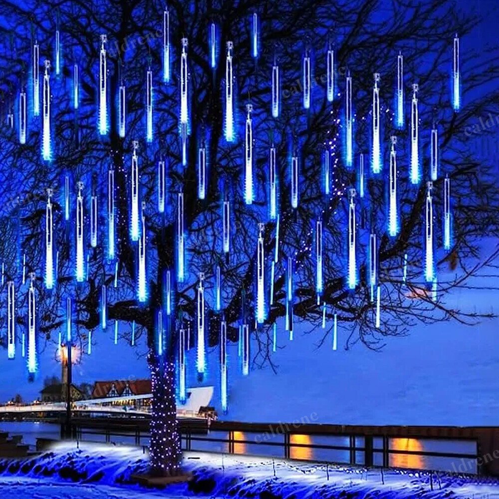 288 LED Solar Meteor Shower Tree Lights – view 4
