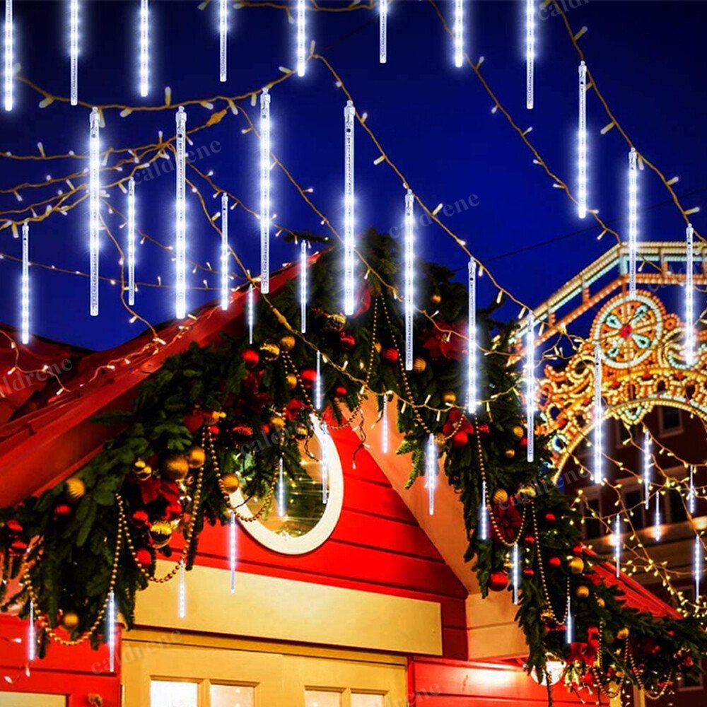288 LED Solar Meteor Shower Tree Lights – view 6