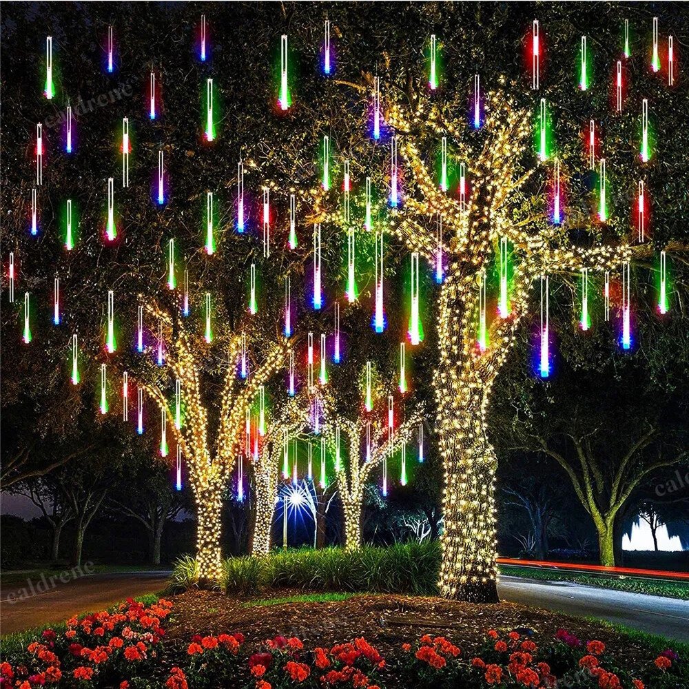 288 LED Solar Meteor Shower Tree Lights – view 8