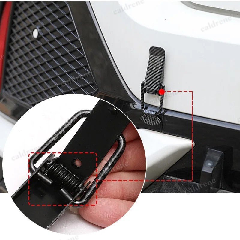 2Pcs Universal Car Bumper Quick Release Hook Lock Clips – view 3