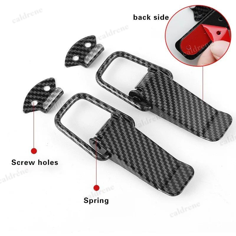 2Pcs Universal Car Bumper Quick Release Hook Lock Clips – view 5