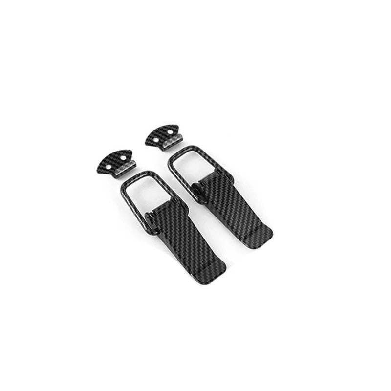 2Pcs Universal Car Bumper Quick Release Hook Lock Clips – carbon fiber