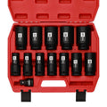 3/4 Drive Deep Impact Socket Set Jumbo Metric 17-41mm, 13 Piece