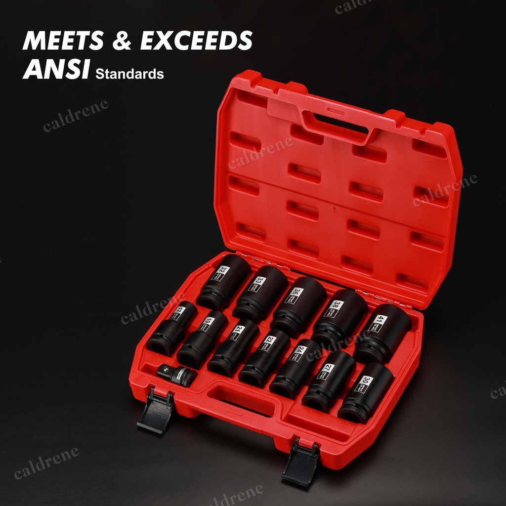 3/4 Drive Deep Impact Socket Set Jumbo Metric 17-41mm, 13 Piece – view 7